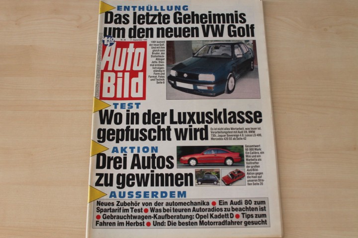 Deckblatt Auto Bild (38/1990)